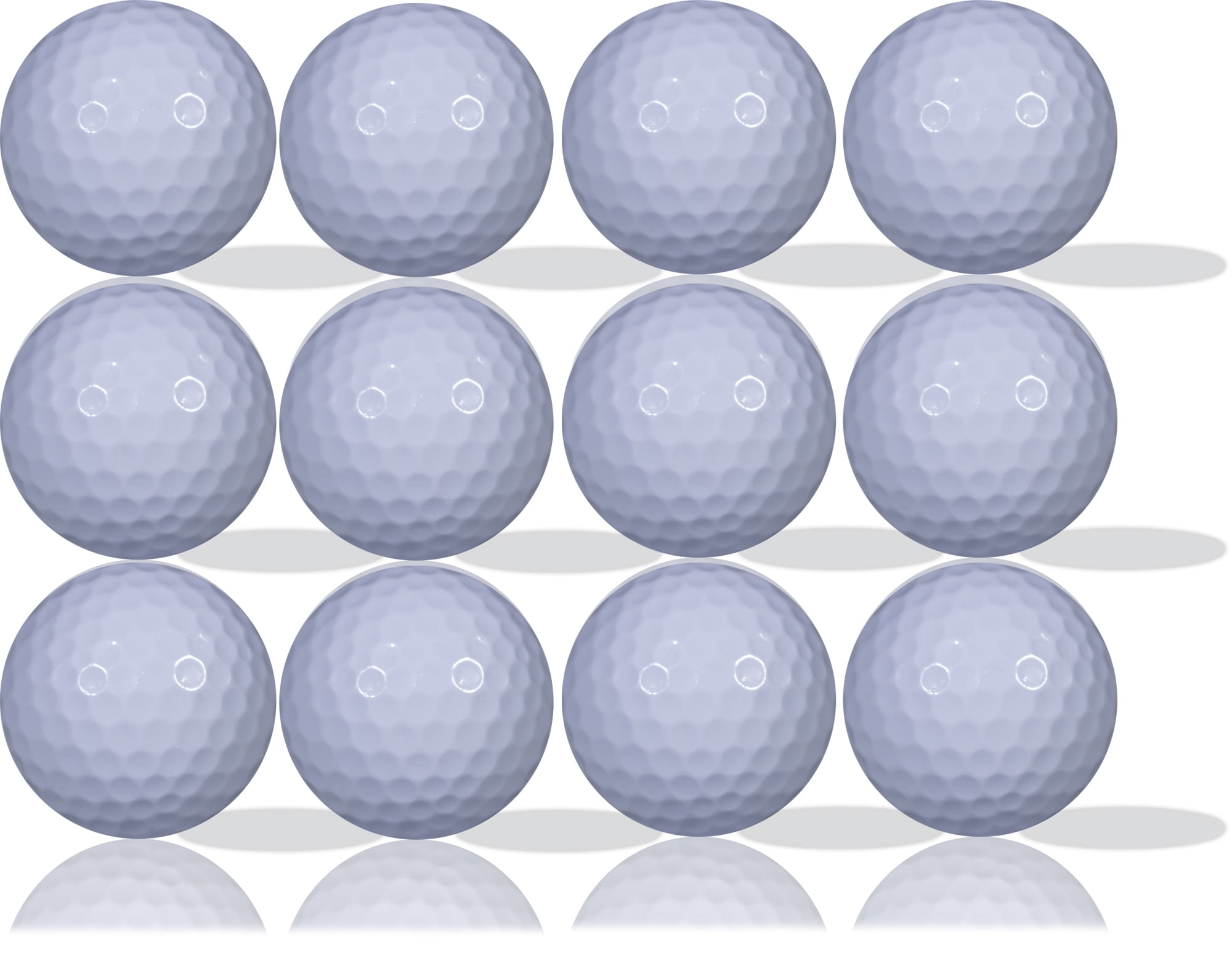 Floating Golf Balls – 12 Pack – White – Practice & Water Play by GBM Golf