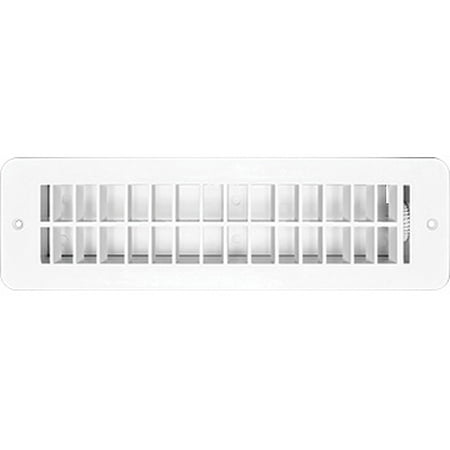 

Rv Designer H851 Rv Plastic Floor Register With Damper - 10 X 2.25 - White