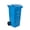 Black / 32 GAL / Wheeled Trash Can, variant on Clean Tek Professional 32 gal Rectangle Blue Plastic Wheeled Recycling Bin - with Lid - 22 1/2" x 19" x 37 1/2" - 1 count box