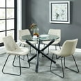 thumbnail image 4 of WHI 201-476-40 40 x 29 in. Suzette Round Dining Table in Black, 4 of 8