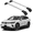 Silver, variant on ERKUL Roof Rack Cross Bars for VW Volkswagen ID.4 2021-2025 | Aluminum Crossbars with Anti Theft Lock for Rooftop | Compatible with Flush Rails - Black