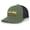 Loden/Black, variant on Men's Take A Hike Layered Sunset Retro Mountain Forest Embroidered Mesh Back Trucker Hat, Kelly Green/White
