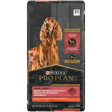Purina Pro Plan Sensitive Skin and Stomach Dog Food Salmon and Rice Formula 40lb