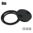 thumbnail image 1 of Black 4" 6" 8" Round Non Slip Inspection Hatch w/Detachable Cover Marine Boat, 1 of 4