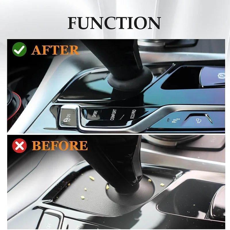 Car Console Gear Shifter Trim Cover Dustproof  Bezel Shift Box Panel Interior Dust Cap For BMW 5 6 Series G30 G38 G32 525i 530i