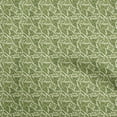 thumbnail image 1 of oneOone Viscose Chiffon Olive Green Fabric Tropical Leaf Craft Projects Decor Fabric Printed By The Yard 42 Inch Wide, 1 of 4