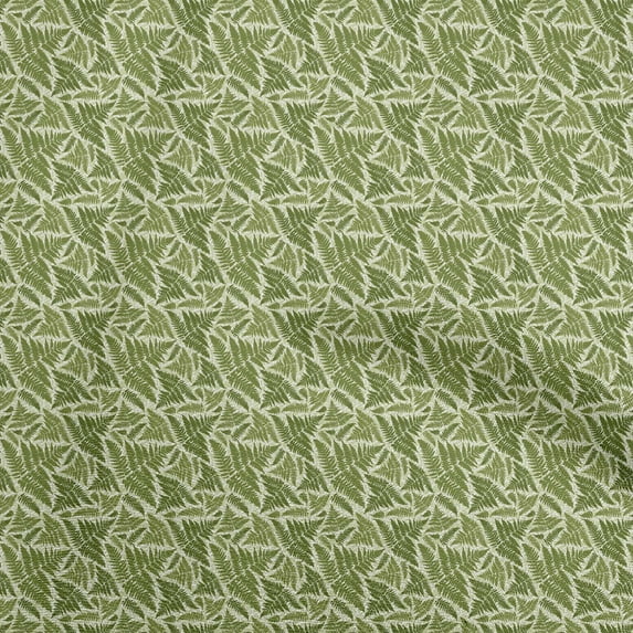 oneOone Viscose Chiffon Olive Green Fabric Tropical Leaf Craft Projects Decor Fabric Printed By The Yard 42 Inch Wide