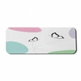 thumbnail image 1 of Butterfly Computer Mouse Pad, Cheerful Spring Composition with Butterflies and Colorful Blots, Rectangle Non-Slip Rubber Mousepad Large, 31" x 12" Gaming Size, Pink Lilac Green, by Ambesonne, 1 of 2