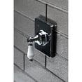 thumbnail image 2 of Kingston Brass KS3041PL  Single-Handle Three-Way Diverter Valve with Square Trim Kit in Polished Chrome, 2 of 9