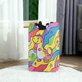 thumbnail image 6 of Yayeee Freestanding Laundry Hamper with Handle Collapsible Large Storage Basket for Clothes, Vibrant Dinosaur, 6 of 7