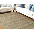 thumbnail image 4 of 4' X 6' Tan and Ivory Geometric Hand Woven Area Rug, 4 of 8