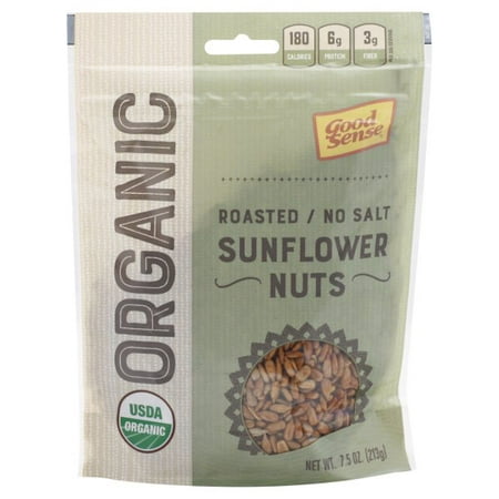 Good Sense Organic Sunflower Nuts, 7.5 Oz.