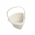 thumbnail image 4 of Chicmine Woven Flower Basket Wedding Flower Girl Baskets Weaving Vegetable Fruit Picnic Storage Basket Box Cosmetics Organizer for Home Garden Decor, 4 of 5