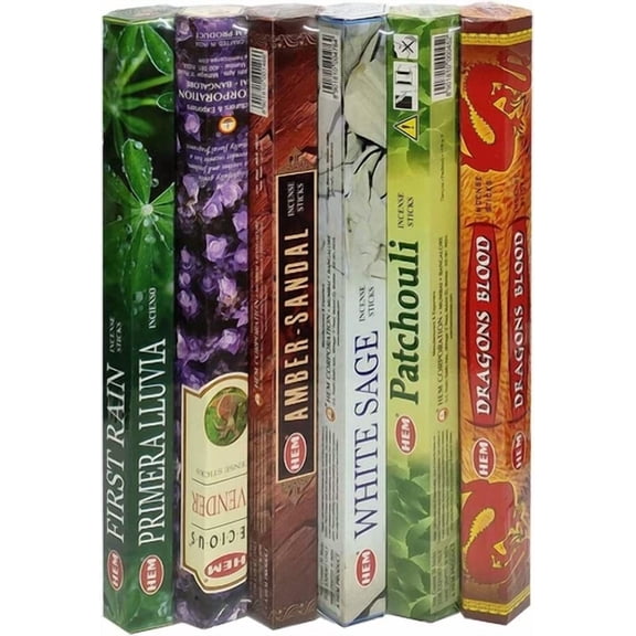 6 Hem Incense Variety Pack - Classics