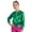 Green, variant on Kids Girls Boys Jazz Dance Disco Costume Zip Up Metallic Bomber Jacket Coat Long Sleeve Top Gold 14
