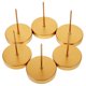thumbnail image 3 of ColoMX Soporte de fijación para velas, plato de vela de pilar de Metal, portavelas de corona, 6 uds., 3 of 7