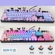 thumbnail image 3 of Teclado mecánico de 87/104 teclas Sanrio Kawaii Kuromi My Melody Cinnamoroll Teclado para juegos de anime con conexión en caliente Eje rojo té verde, 3 of 5