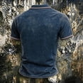 thumbnail image 3 of 9/11 25th Anniversary Shirt Faith Hope Courage Printed Mens Polos | 9/11 25th Anniversary Shirt Vintage Memorial Printed Short Sleeve Polo Courage Patriotic American Flag Honor Tee Blue,XL, 3 of 3