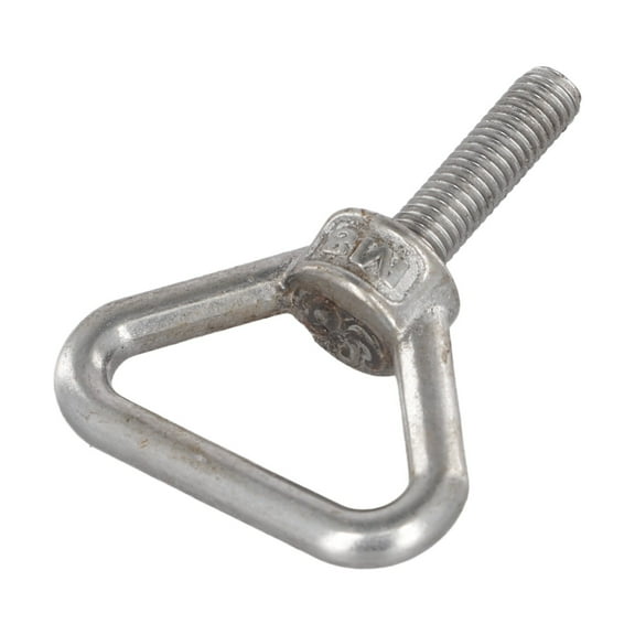 304 Stainless Steel Triangle Eye Bolt: Rust-Resistant M8/M10 Lifting Ring Screw For Heavy-Duty Hoisting Welded Load-Bearing Bolt M8*30 Smile Home