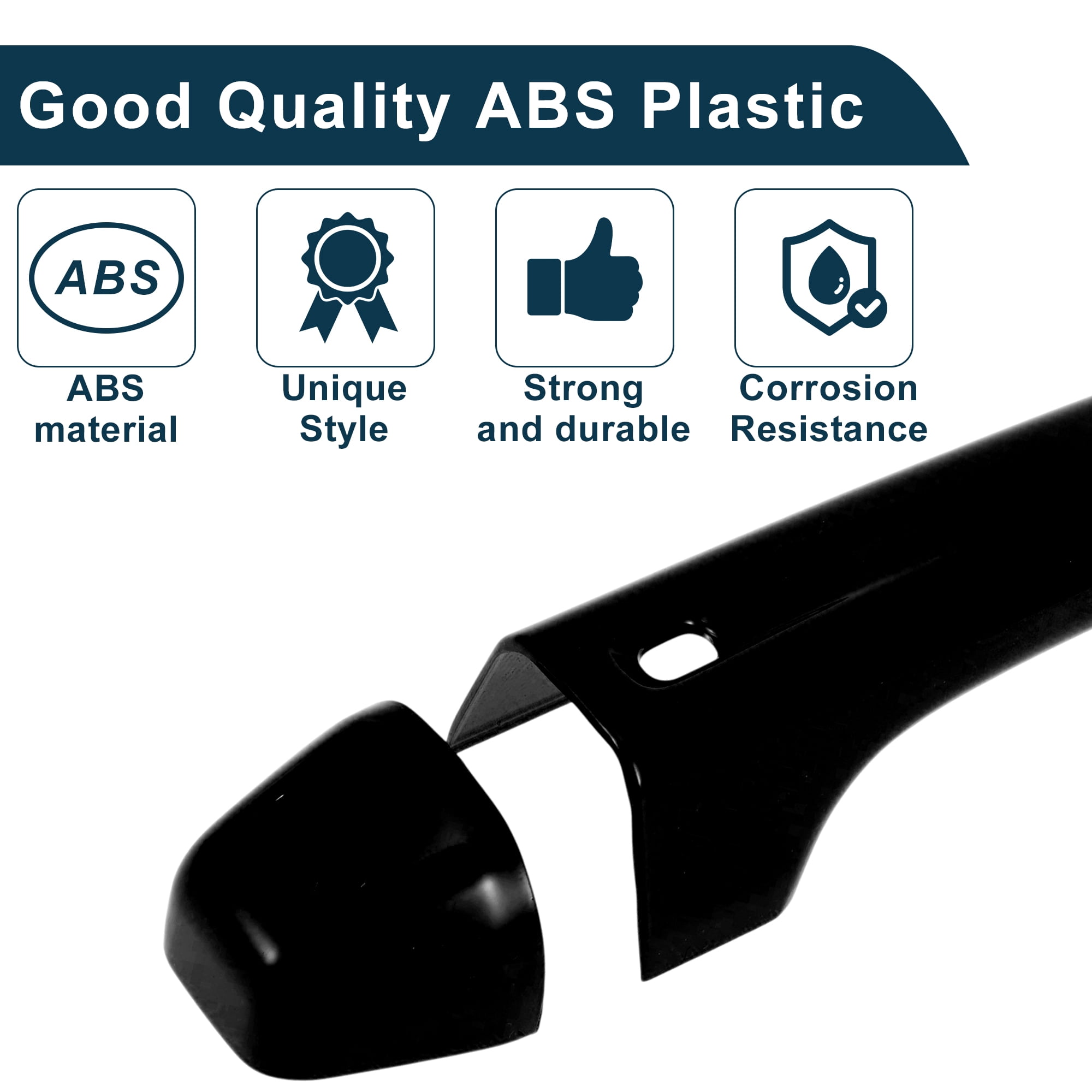 Unique Bargains Tailgate Handle Cover Trim for Jeep Wrangler JL JLU 2018-2021 Durable