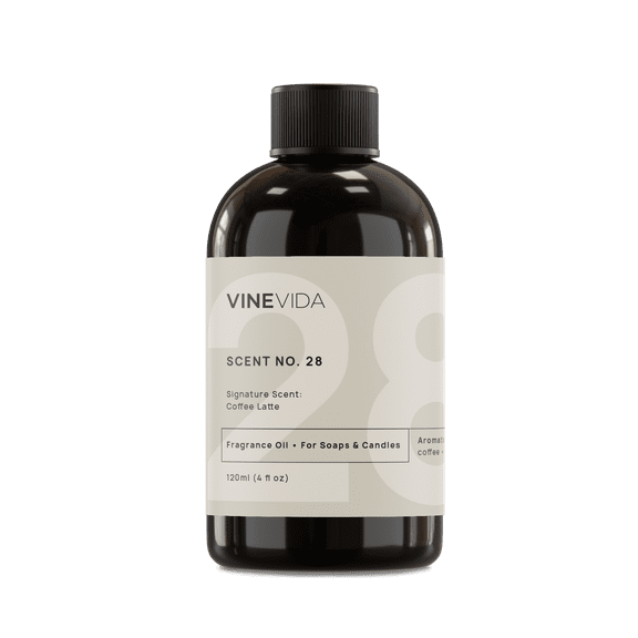 VINEVIDA Scent NO. 28, Signature Scent: Coffee Latte Fragrance Oil, 4 Fl Oz
