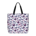 thumbnail image 1 of Fotbe music Skull record mike Bolsa Tote con Estampado para Mujer, Bolsos con Cremallera, Bolsa de Hombro Casual de Gran Capacidad con Bolsillos Internos, 1 of 7