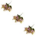 thumbnail image 3 of Transemion 1/2/3/5 Realistic Appearance Artificial Flower Low Maintenance For Life Elegant Milano chrysanthemu4 3PCS, 3 of 6