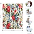 thumbnail image 4 of Pioneer Flower Floral Print Pattern Blanket,Comfortable Soft Flannel Throw Blanket,All Season,Warm Lightweight Blankets for Sofa Bed Couch Living Room Chair,30"x40", 4 of 4