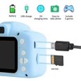 thumbnail image 3 of Cámara digital para niños Mini videocámara para niños y niñas - Cámara dual digital de 2,0 pulgadas - Cámara para niños anticaída como regalo - Con tarjeta SD de 32 g, 3 of 5