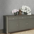 thumbnail image 2 of Laura Ashley Peacock Damask Pale Slate Wallpaper, 2 of 4
