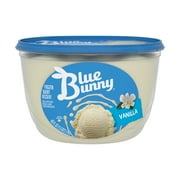Blue Bunny Vanilla Flavored Premium Frozen Dessert, 48 fl oz