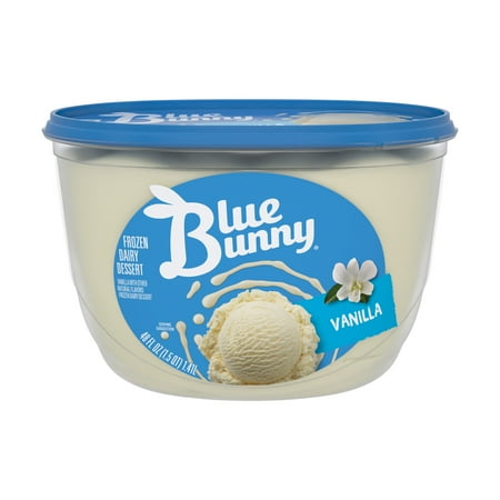 Blue Bunny Vanilla Flavored Premium Frozen Dessert, 48 fl oz