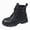 A73-Black, variant on Girls Boots for Fall and Winter Cozy Casual Side Zipper Girls Boots