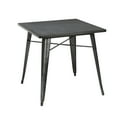 thumbnail image 3 of OFM Industrial Modern Square Dining Table, Steel Indoor/Outdoor Table, 3 of 19