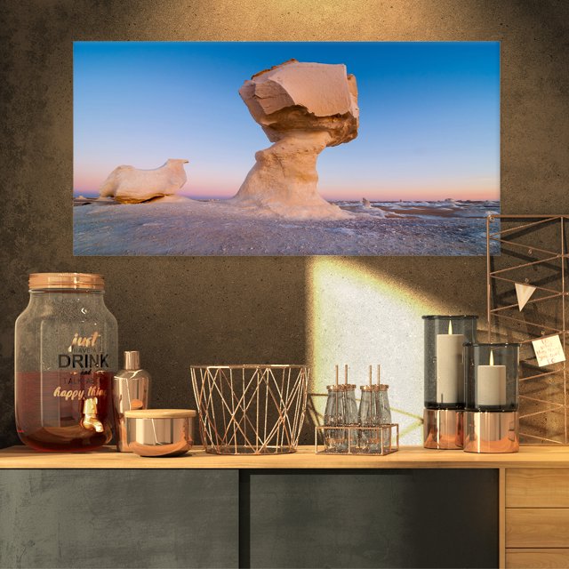 Wind Eroded Rock Formation - Landscape Photo Canvas Art Print
