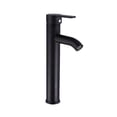 thumbnail image 1 of KAKOWELY Bathroom Faucet Black Bathroom Faucet Stainless Steel Basin Mixer Bathroom Accessories Black Tap Sink Basin Mixer Tap for Home Kitchen(High Pattern), 1 of 4