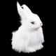 thumbnail image 5 of Conejo Peluches Peluche Peluche Animales Bebé Niños Juguete Blanco, 5 of 9