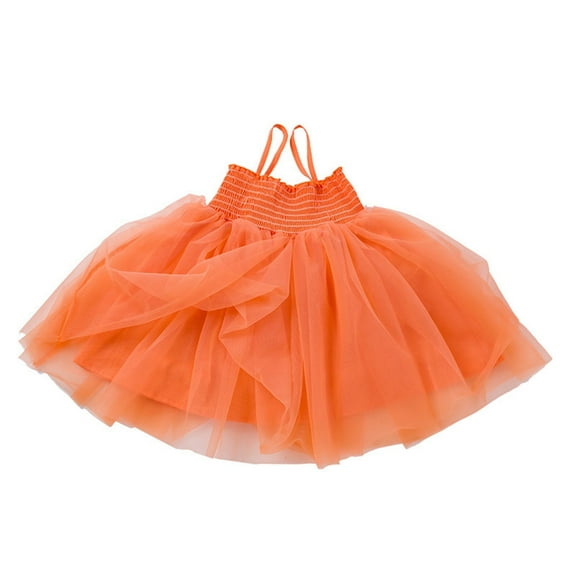 Mercatoo Toddler Tutu Dress Baby Girls Tulle Sleeveless Princess P𝐚rty 𝐑uffle Su𝐧dress Wedding P𝐚rty Dresses