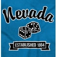 thumbnail image 2 of Nevada Cute Lucky Dice Souvenir Men's Graphic T Shirt Tees Brisco Brands S, 2 of 6