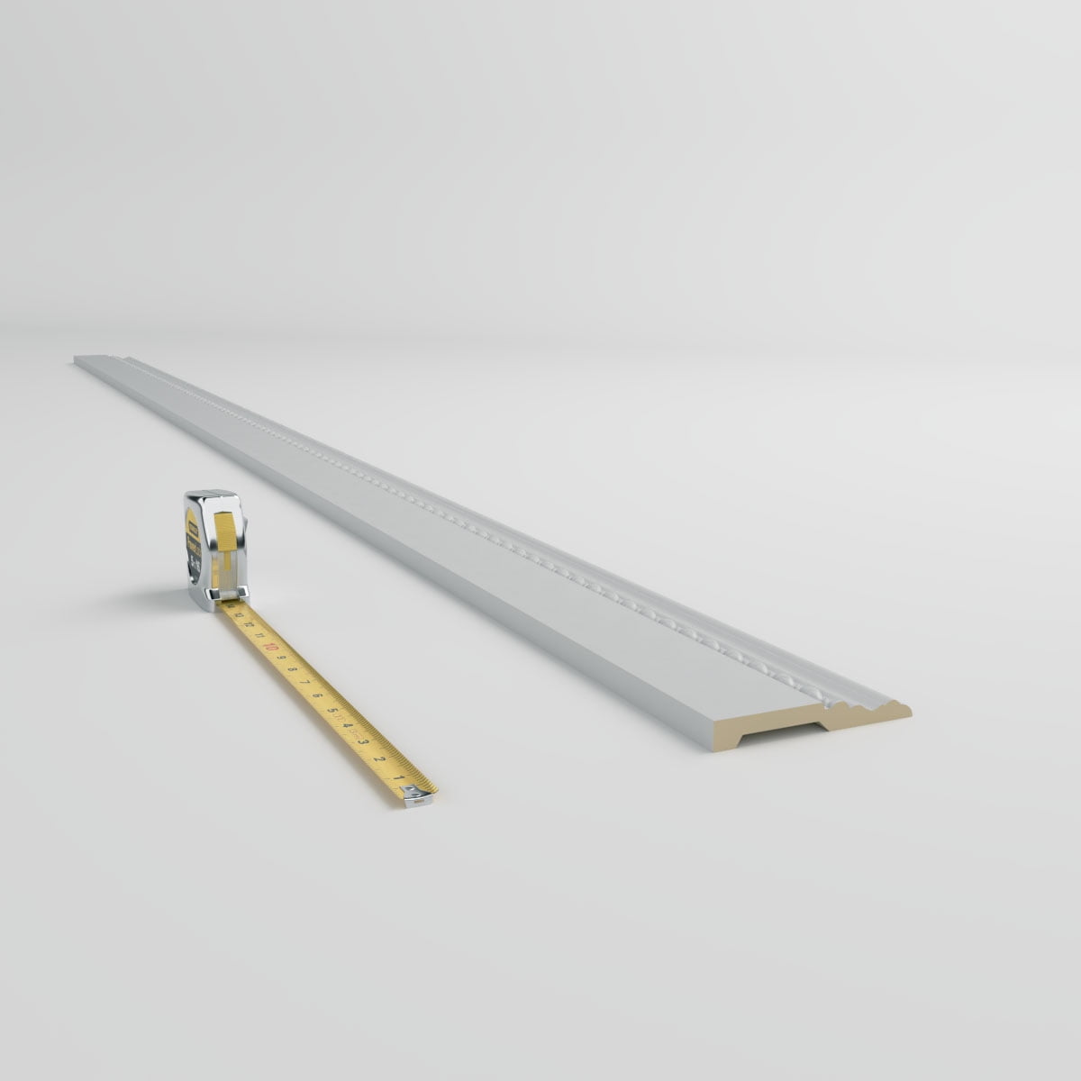 Ekena Millwork 4 1/2"H x 5/8"P x 94 1/2"L Oslo Rope Baseboard Moulding (2-Pack)