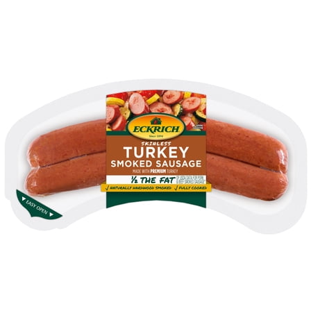 Eckrich Skinless Turkey Smoked Sausage, 13 oz