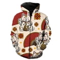 thumbnail image 5 of 3D Printed Orient Dragon Cat Zipper Hoodie For Men Fashion Long Sleeve Tops Sweatshirt Kids Cool Streetwear Harajuku Hoodies, 5 of 6