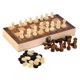 thumbnail image 1 of Juego de ajedrez de madera Hugo 3 en 1 plegable 24cm x 24cm x 18cm, 1 of 10