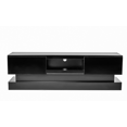 thumbnail image 3 of 51 Inch Modern TV Stand with LED Lights for 55 Inch TV, High Glossy Entertainment Center with Large Storage Drawers, TV Media Center with Shelf, TV Console for Living Room, Bedroom, Black, 3 of 7
