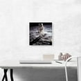 thumbnail image 2 of ARTCANVAS American NASA Astronaut Buzz Aldrin Moon Canvas Art Print - Size: 12" x 12" (0.75" Deep), 2 of 9