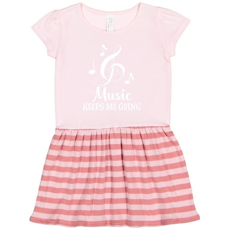 

Inktastic Music Gift for Musician Gift Toddler Girl Dress