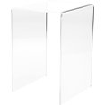 thumbnail image 1 of Plymor Clear Acrylic Vertical Square Display Riser, 12" H x 8" W x 8" D (1/4" Thick) (2 Pack), 1 of 3