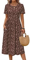 1 Brown Floral