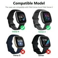 thumbnail image 2 of Case Cover Fit for Fitbit Versa 4, Sense 2, TSV 3pcs Watch Screen Protector, Soft TPU All-Around Shockproof Full Protective Bumper, Smartwatch Protective Case Accessories for Men Women, 2 of 7