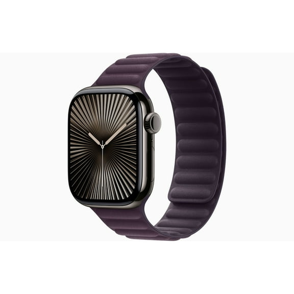 Restored Apple Watch Series 10 GPS   Cellular 46MM Slate Titanium Case with Blackberry Magnetic Link Band (Refurbished)